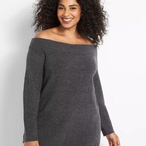 Lane Bryant Off Shoulder Ribbed Sweater NWT Size 14/16